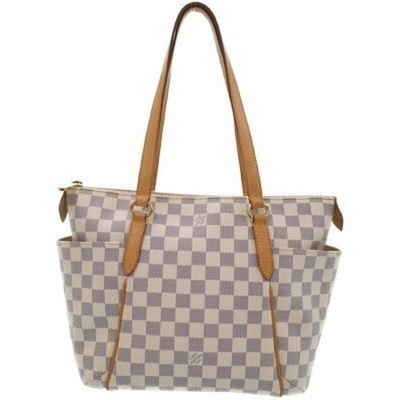 Louis Vuitton Damier Azur White Totally PM Tote Bag - Picture 1 of 8